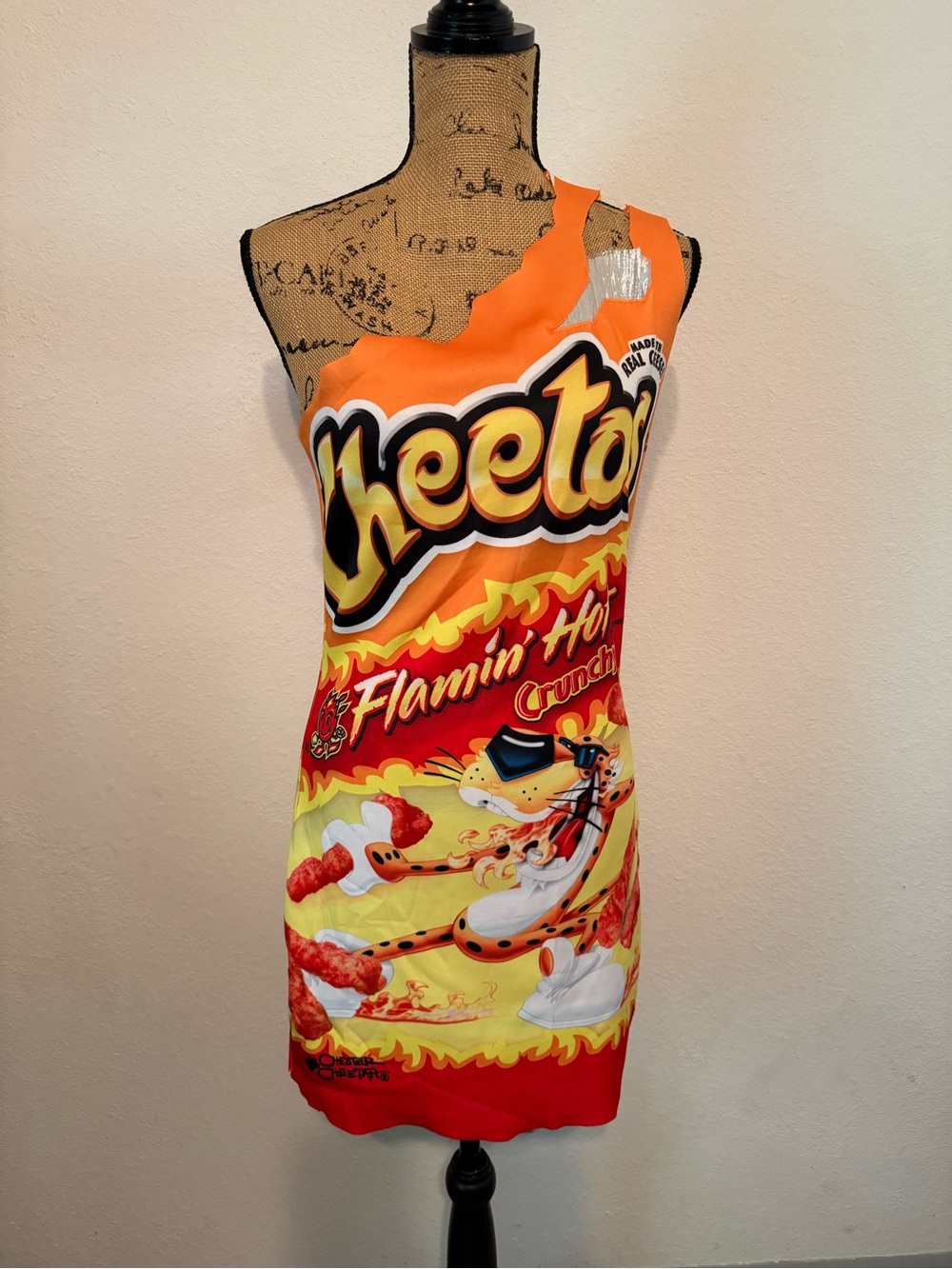 Flamin’ Hot Cheetos Costume Spirit Halloween size medium